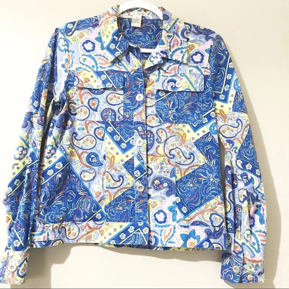 5 for $25|LH MULTICOLOR JACKET./SIZE M - Picture 1 of 8